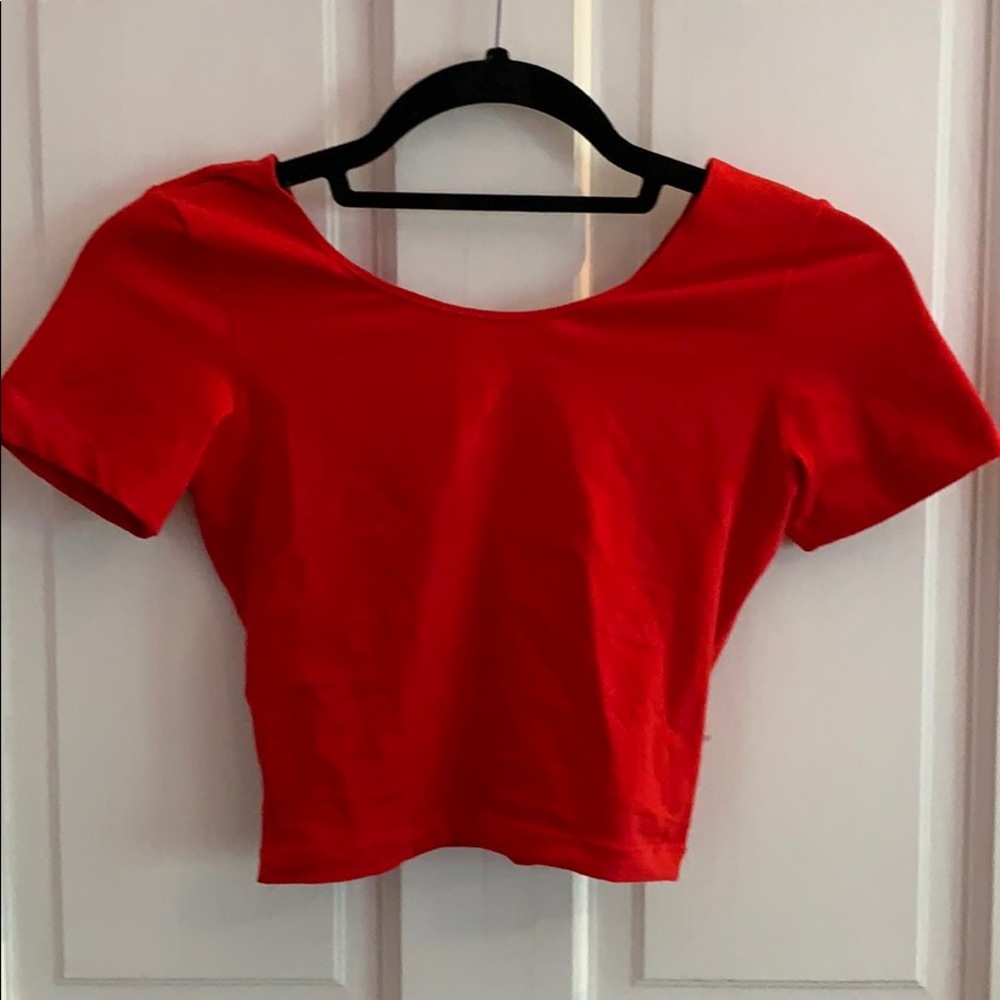 American apparel crop top